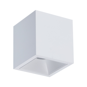 Hvit LED utenpåliggende downlight