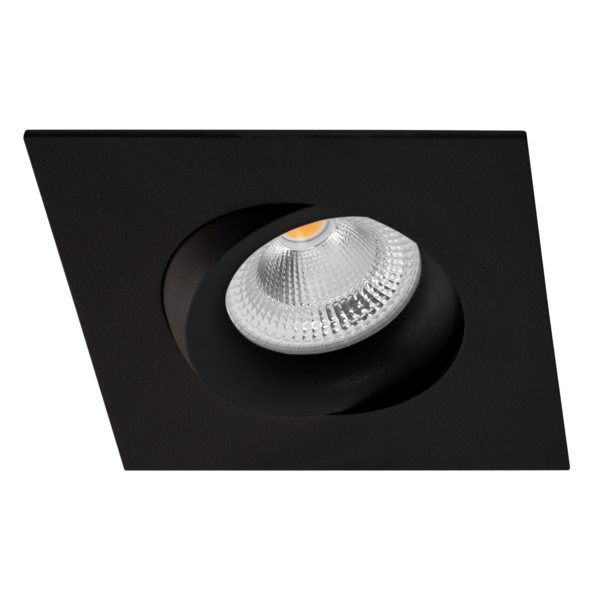 Firkantet downlight