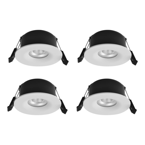 4-pack downlight hvit