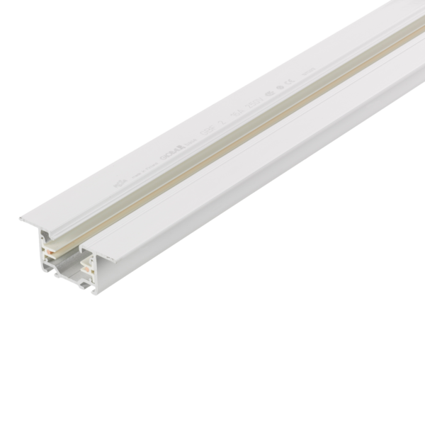 Global Base 1-fase spotskinne (innfelt) 2m, hvit