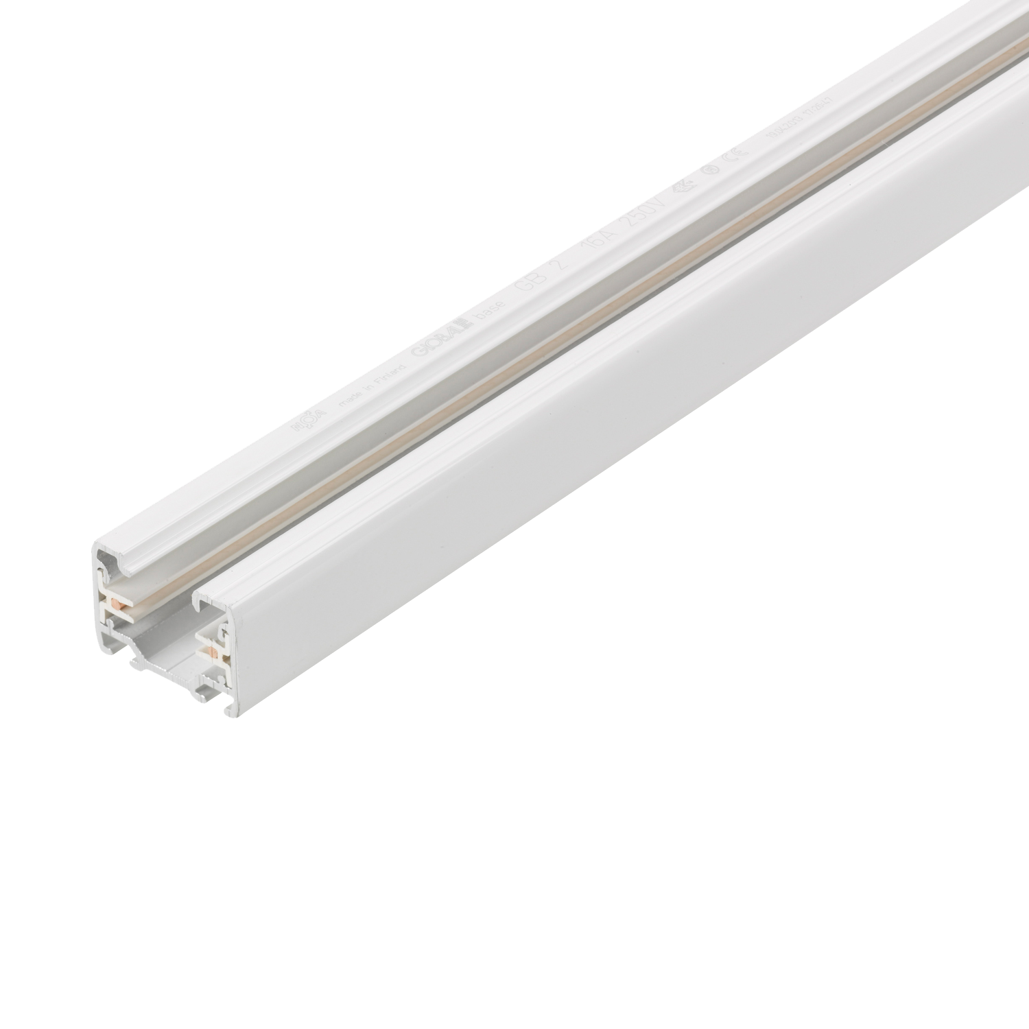 Spotskinne global hvit