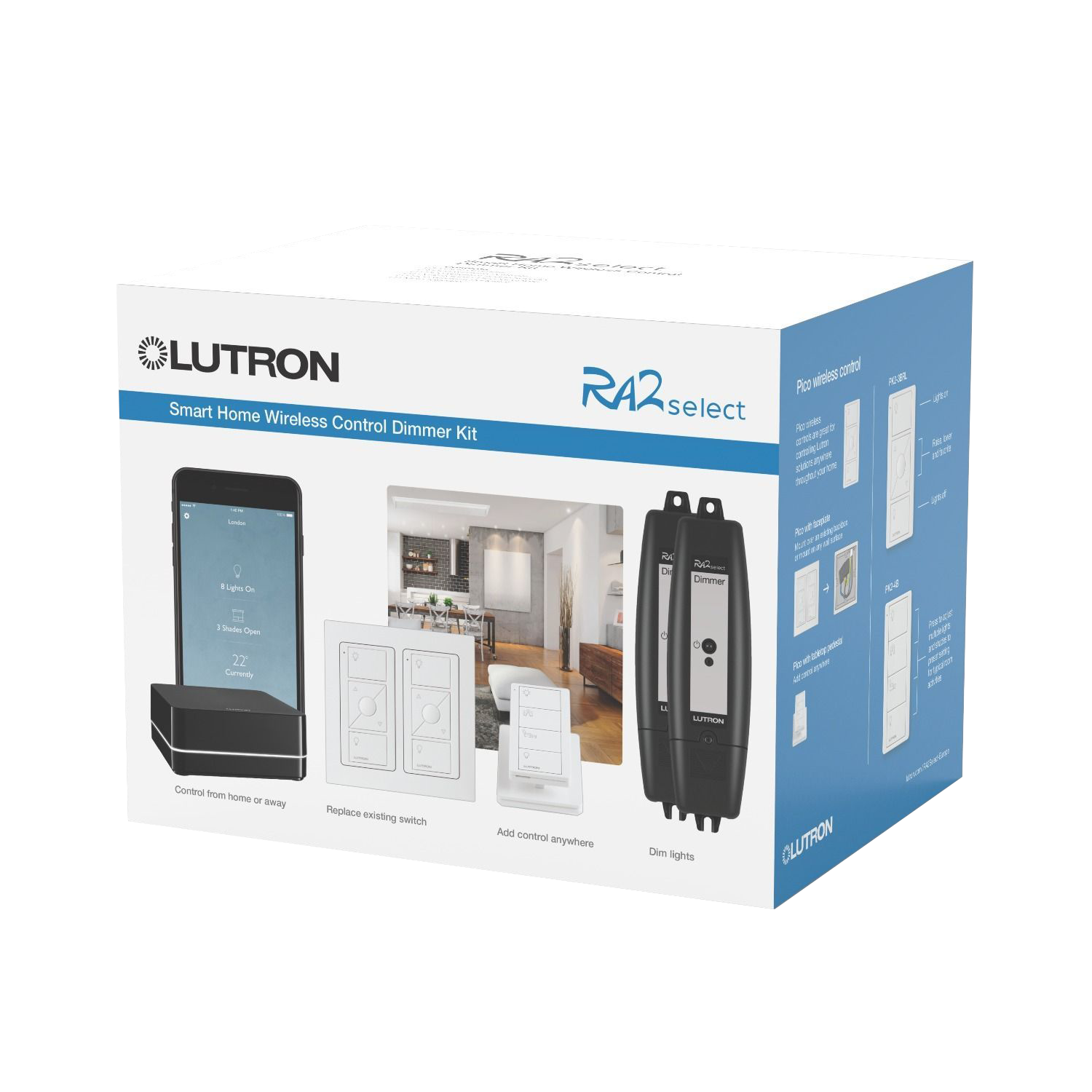 RA2 Select Smart Home Wireless Control Dimmer Kit
