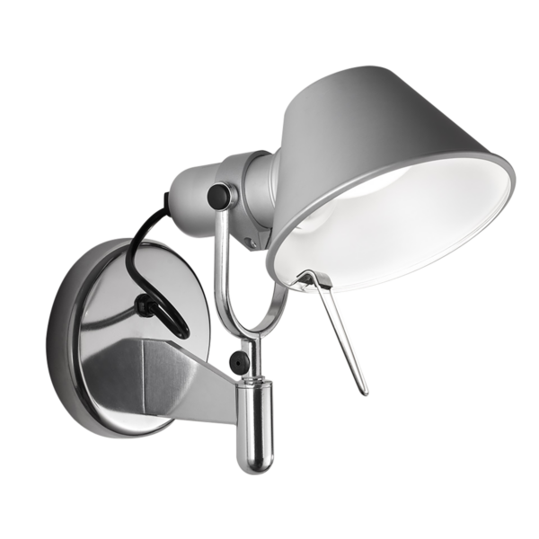 Tolomeo Faretto vegglampe (uten bryter), sølv