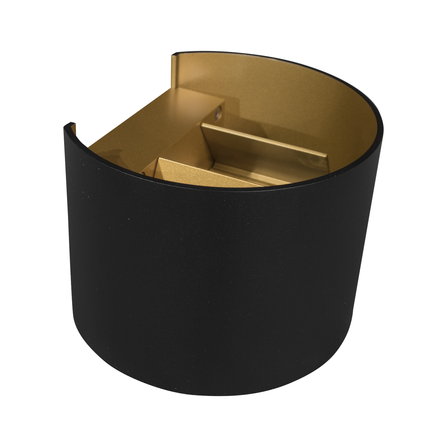 Rund vegglampe for ute og inne