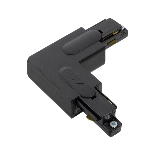 Global Base 1-fase L-kobling (innvending), sort