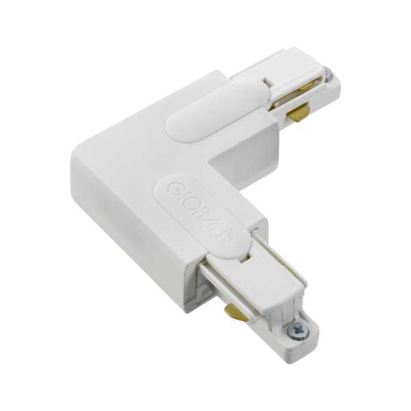 Global Base 1-fase L-kobling (innvending), hvit