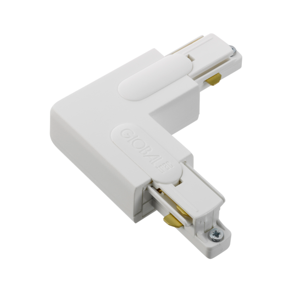 Global Base 1-fase L-kobling (utvendig), hvit