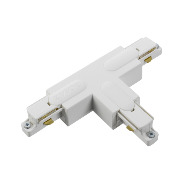 Global Base 1-fase T-kobling venstre (innvending), hvit