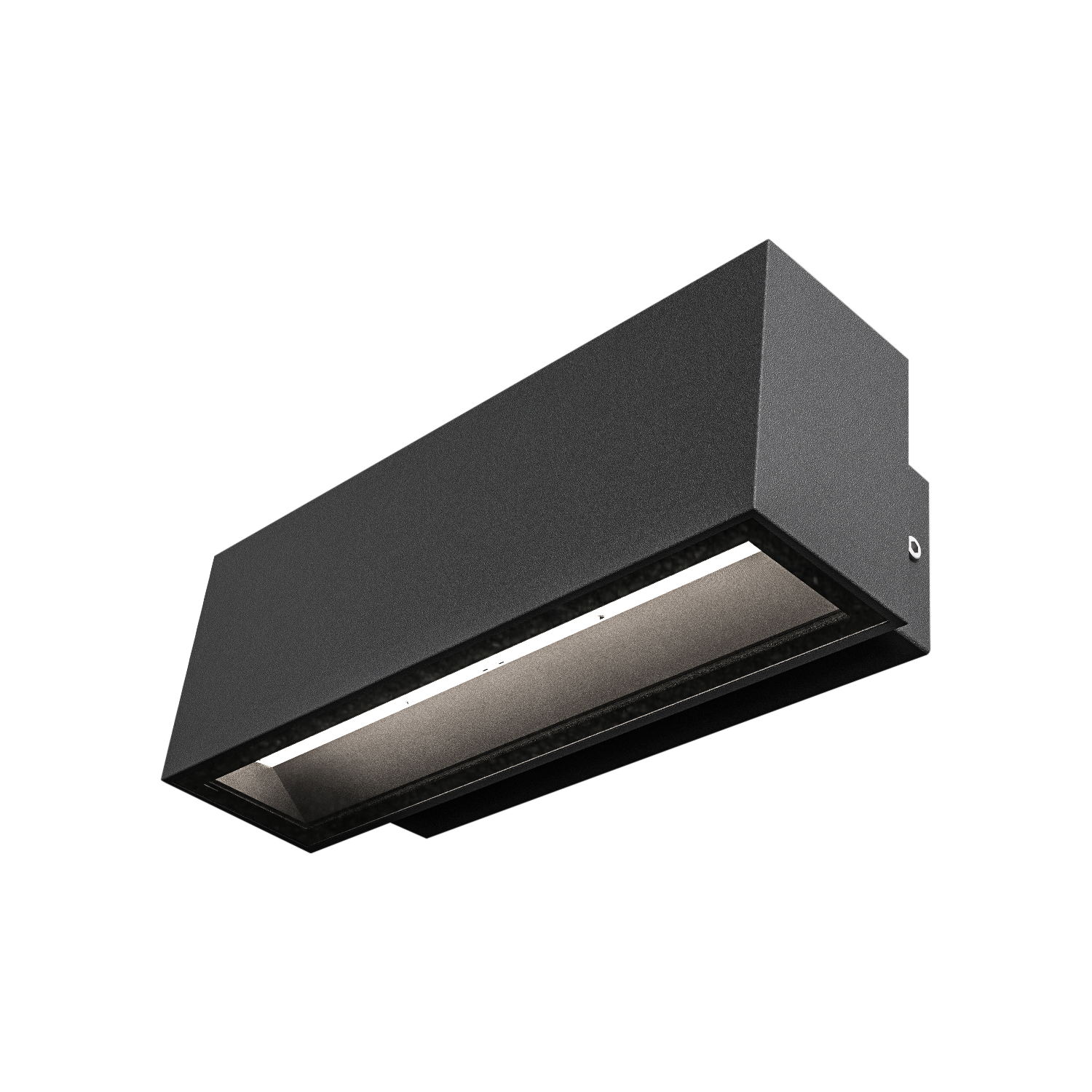 Lyra utelampe vegg, mørk grå