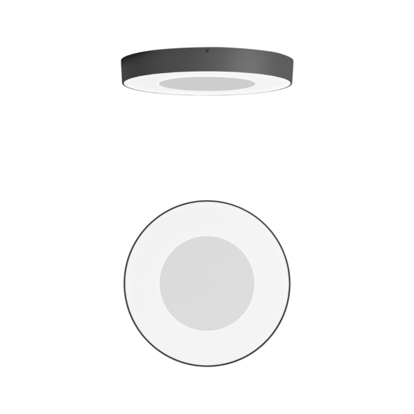 Canis vegglampe utendørs, mørk grå