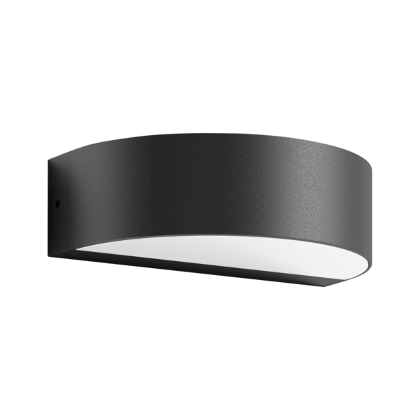 Subra utelampe vegg, grå