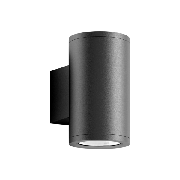 Gemma Up & Down utelampe vegg, mørk grå