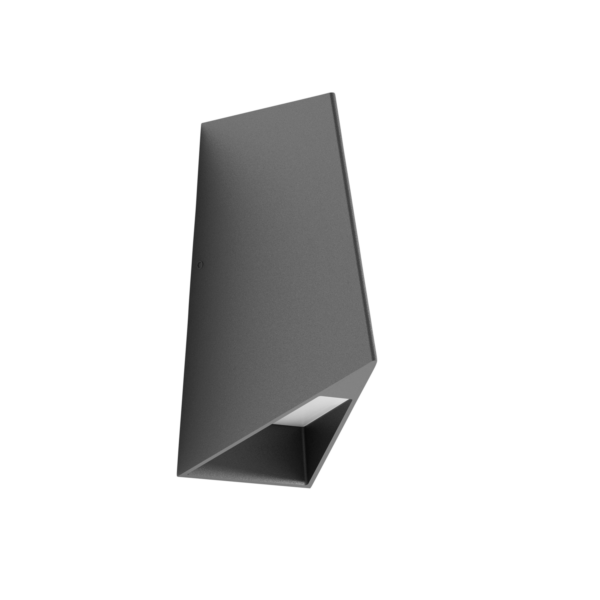 Yed Up & Down utelampe vegg, mørk grå