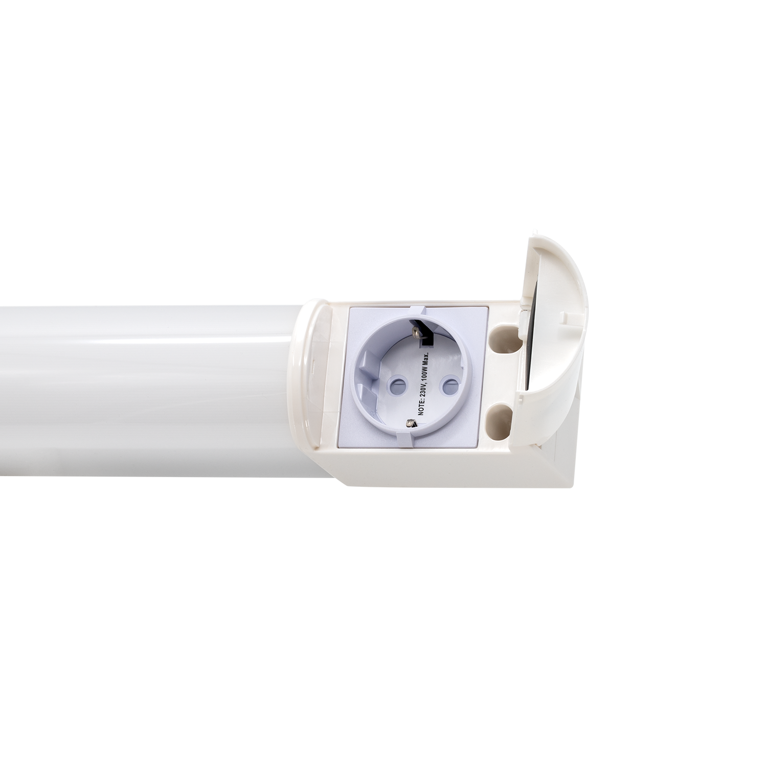 Baderomsarmatur med stikkontakt