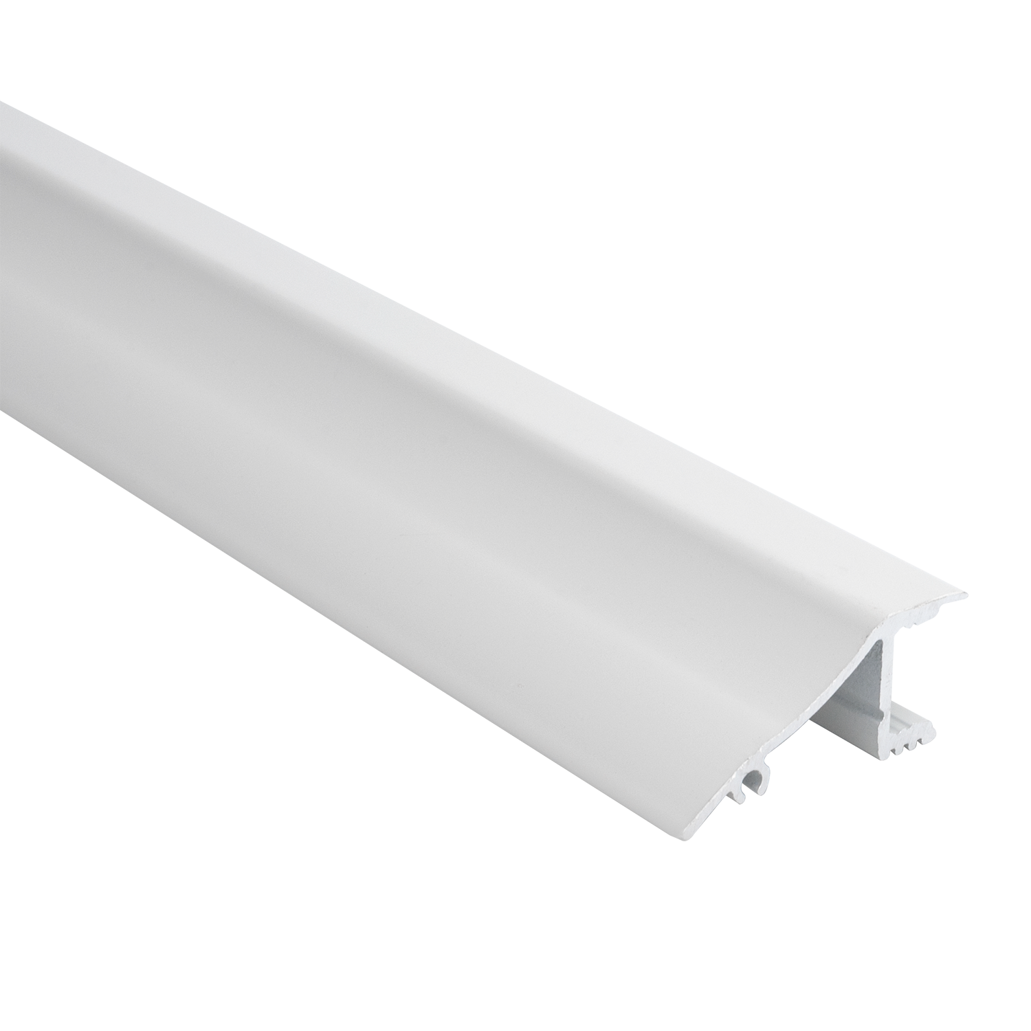 Aluminiumsprofil 2m 40,7x17,9mm, hvit