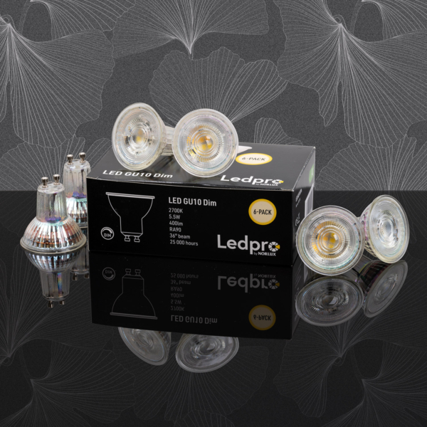LED-pære GU10 6 pack