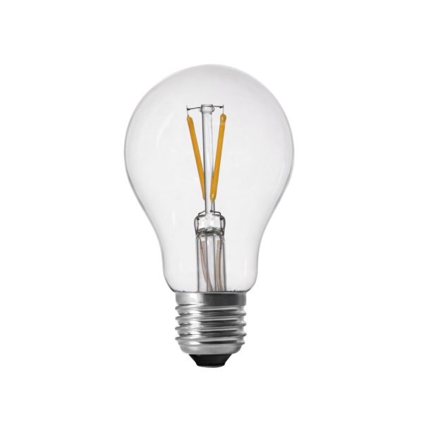 LED-pære E27 filament, klar