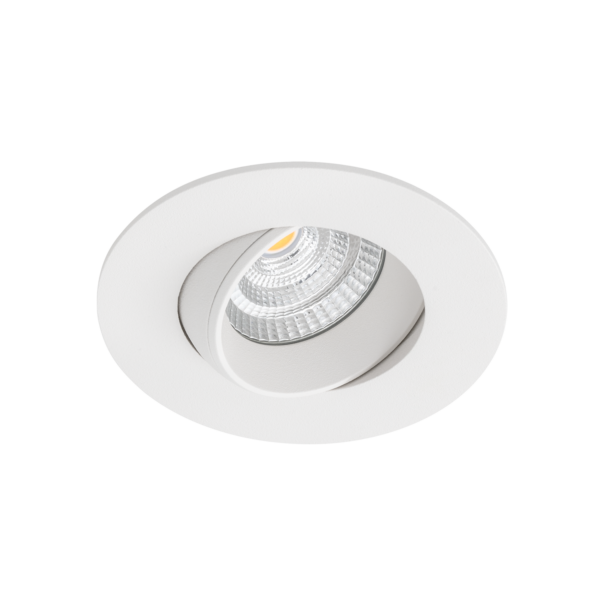 Icarus tiltbar downlight 7W IsoSafe, hvit
