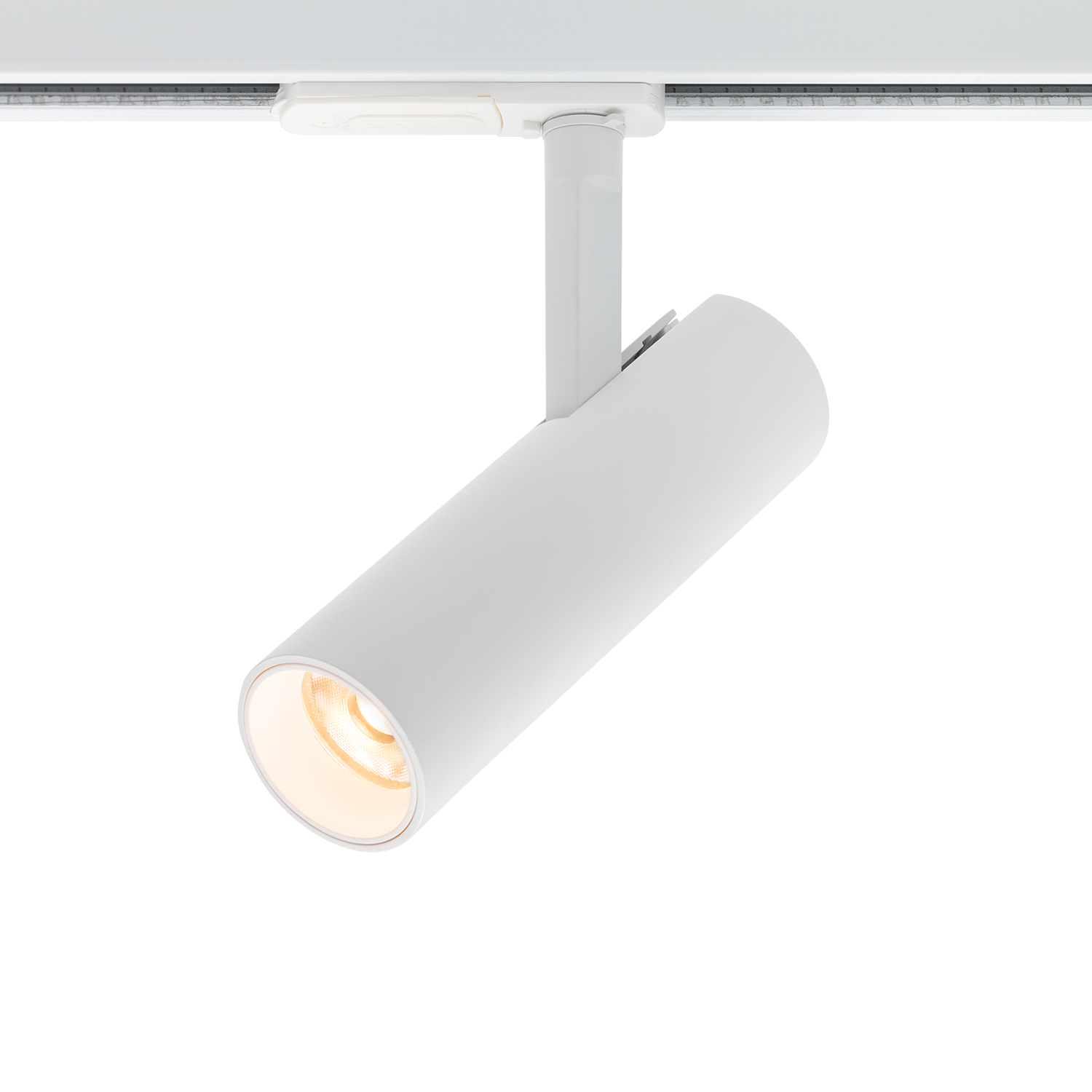 Skinnespot LED montert på spotskinne