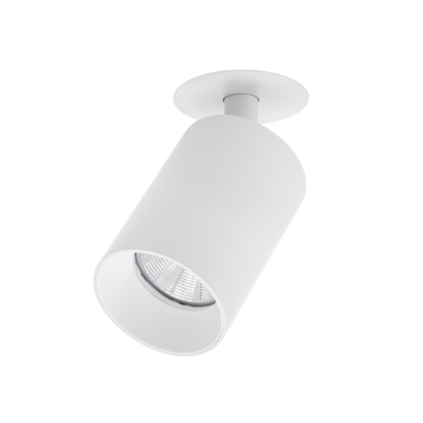 Tania Basic LED takspot, hvit/sort