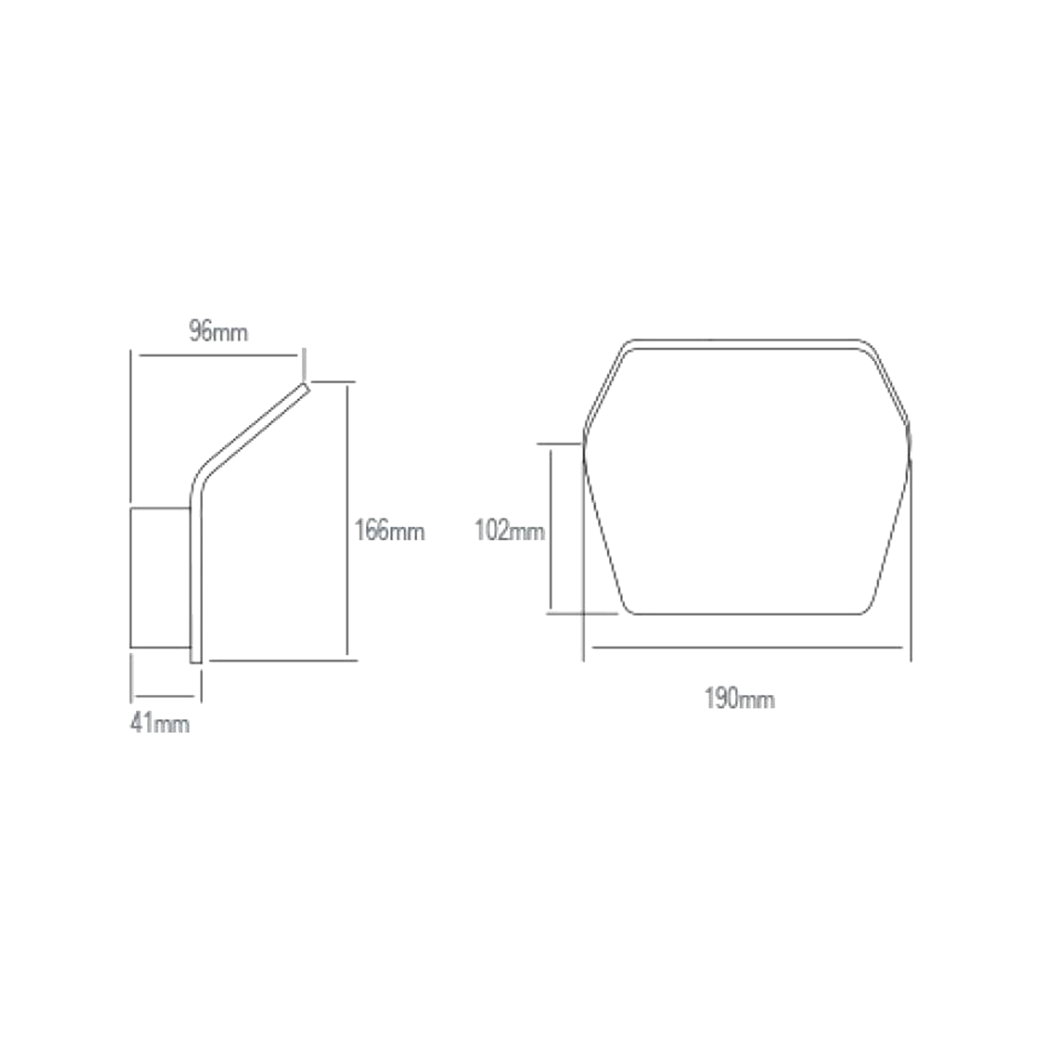 Keops utelampe vegg, antrasitt - Bilde 3
