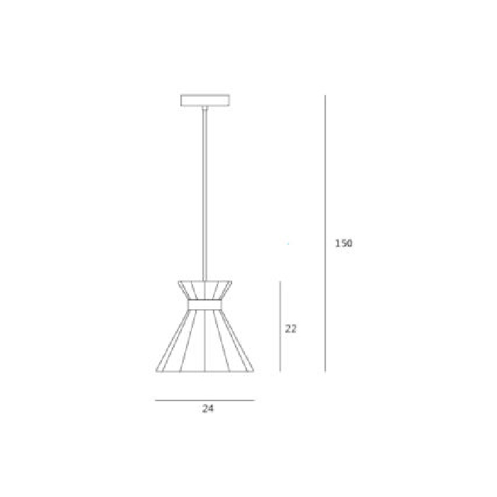 Mermaid pendellampe E27 - Bilde 6