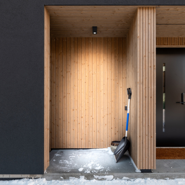 Gemma utendørs downlight, mørk grå