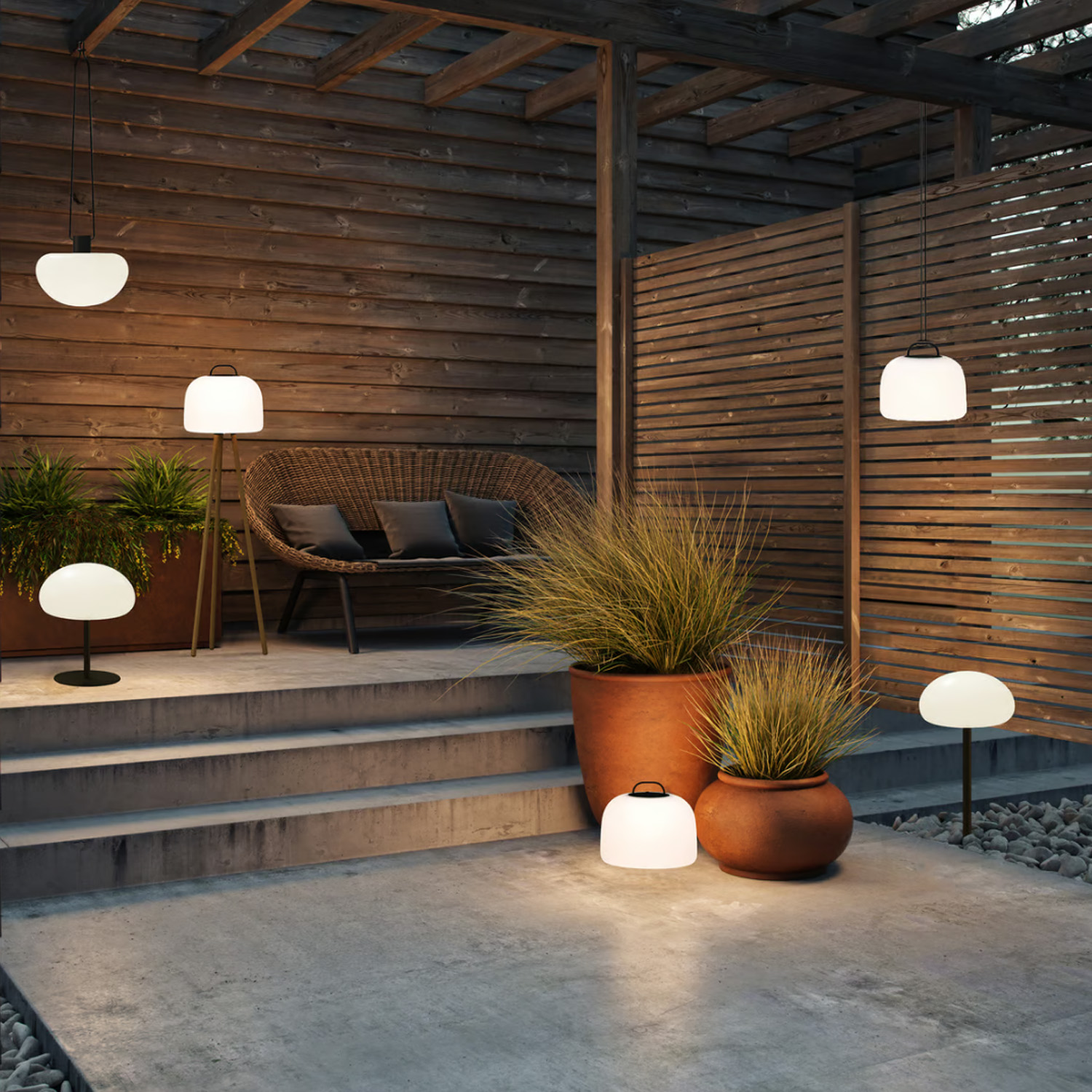 Sponge To Go batterilampe, hvit