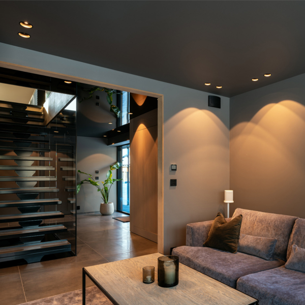 Ceto Mini downlight 7W LED, sort/hvit