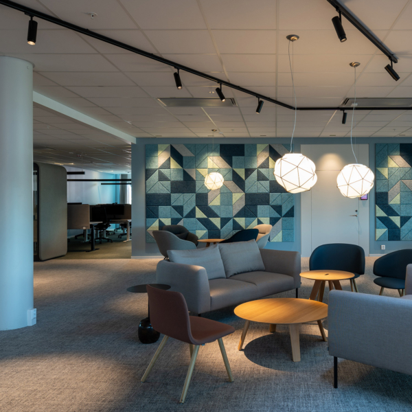 Zoom LED skinnespot, sort/hvit