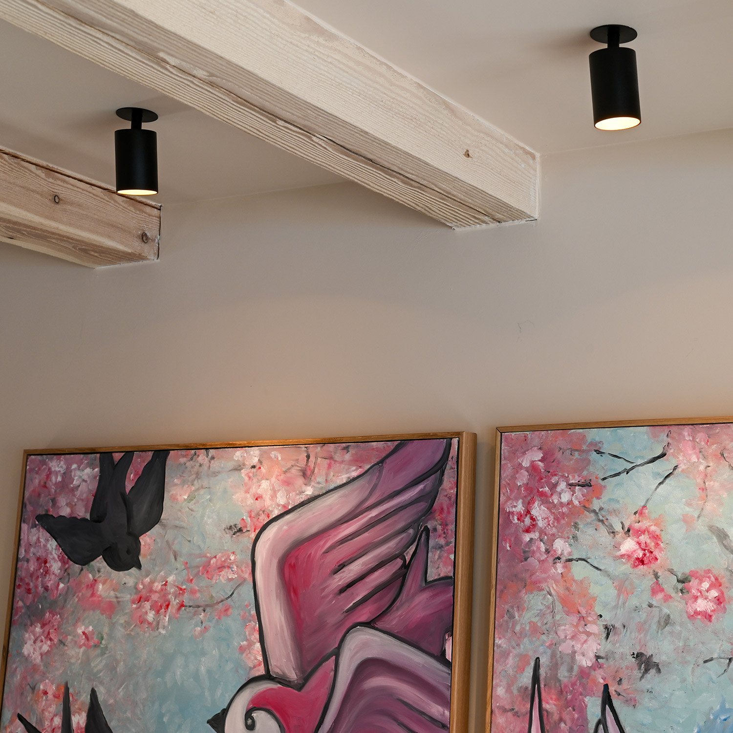 Tania Basic LED takspot, hvit/sort - Bilde 5