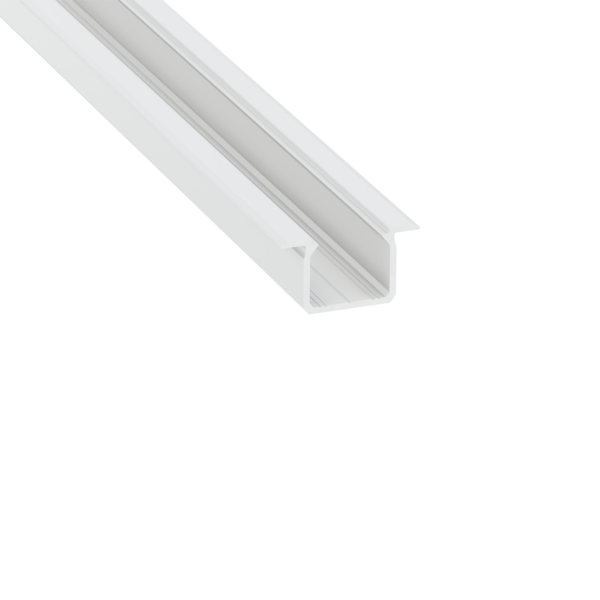 Profile Type U recessed WH 2,02 m inc/end caps