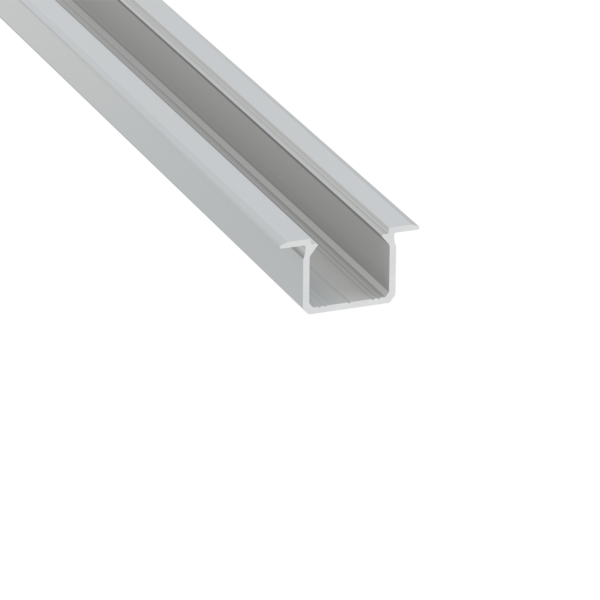 Profile Type U recessed ALU 2,02m inc/end caps