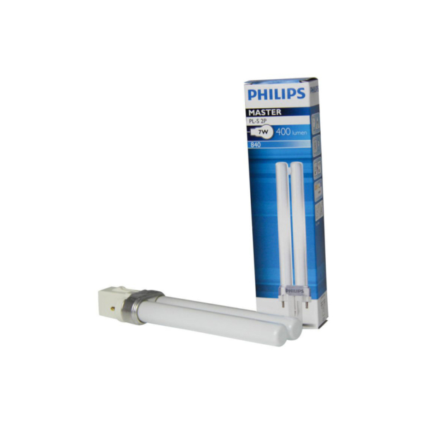 Philips MASTER PL-S 7W - 840 kald hvit | 2 Pin