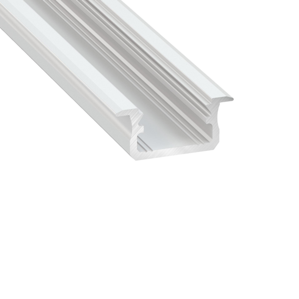 Profile Type B recessed WH 2,02 m inc/end caps