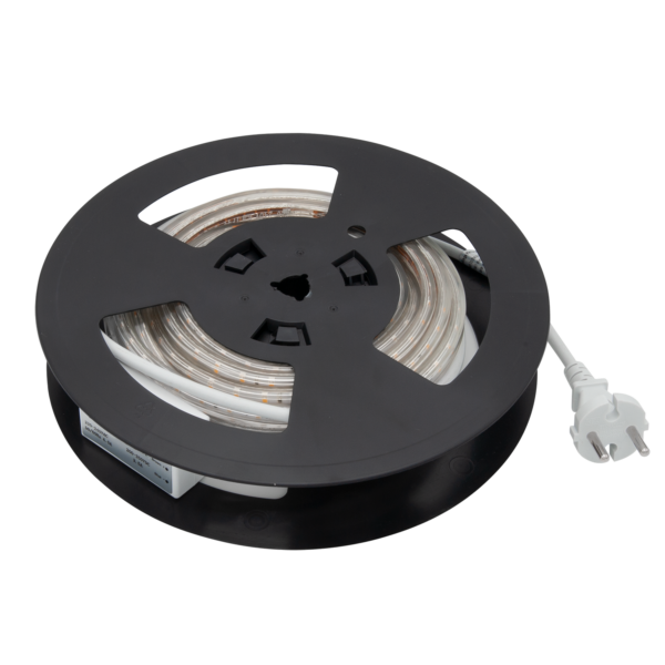 LED-lys stripe med 230V støpsel, 10 meter