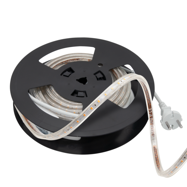 LED-lys stripe med 230V støpsel, 5 meter