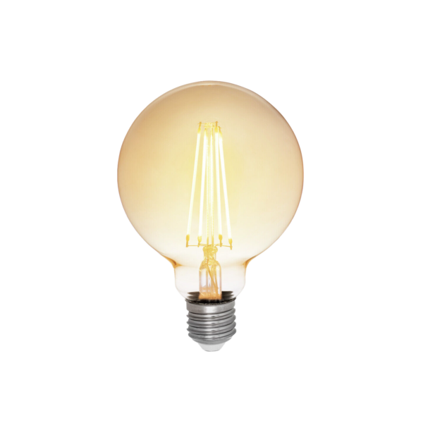LED-pære E27 DEC FG AM G95 5W/822 E27 DIM BX
