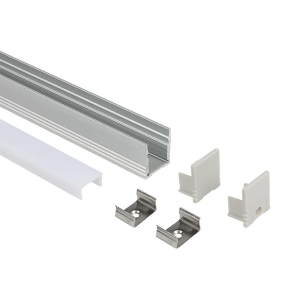 Aluminiumsprofil 18,5x20mm, 
aluminium