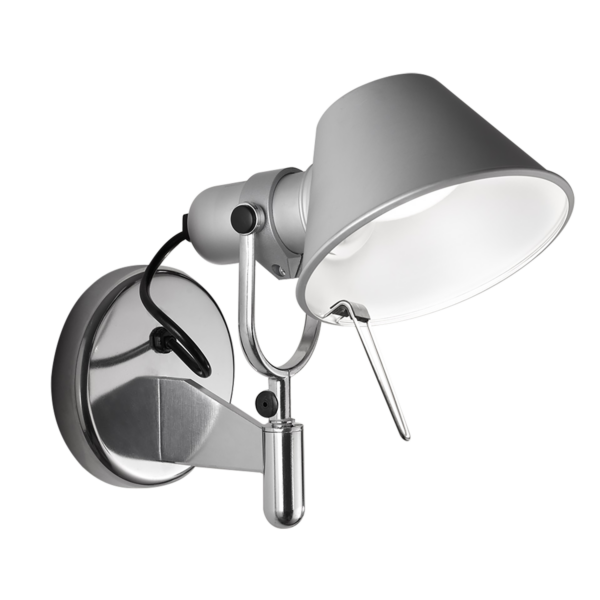 Tolomeo Faretto vegglampe (uten bryter), sølv