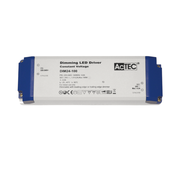 AcTec LED-driver 24V cv 100W IP20