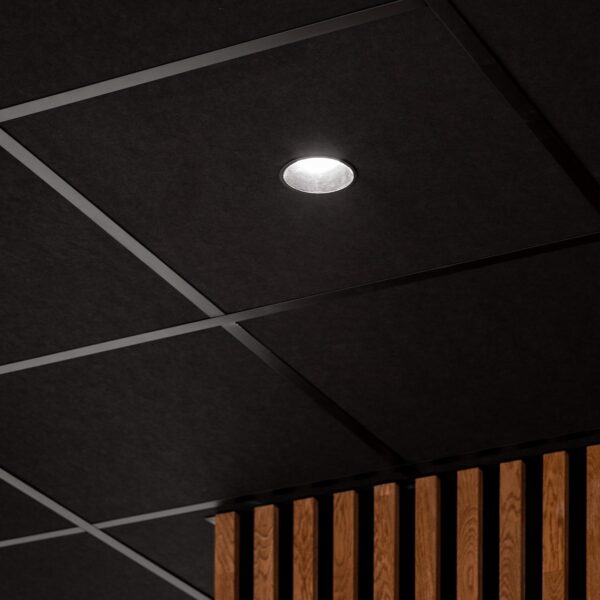 Ceto fast downlight IP44, sort/hvit