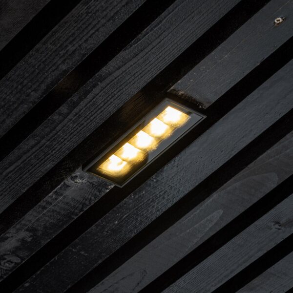 Cold 5 downlights utendørs IP65, sort