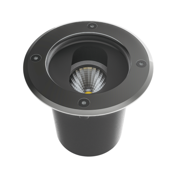 Regor bakkespot LED, børstet stål