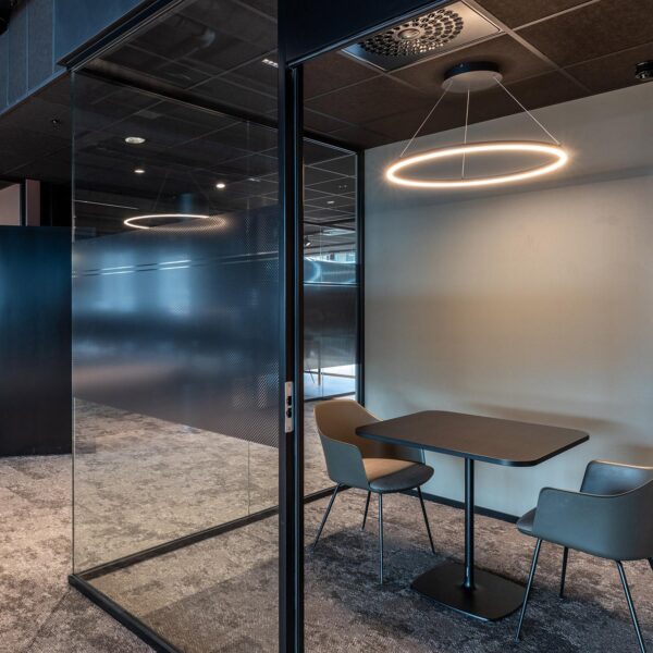 Halo LED ringlampe 120cm, gull