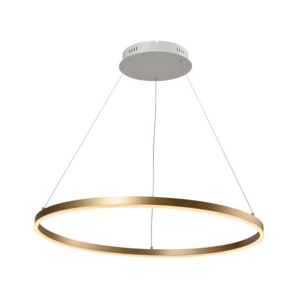 Halo LED ringlampe 80cm, gull