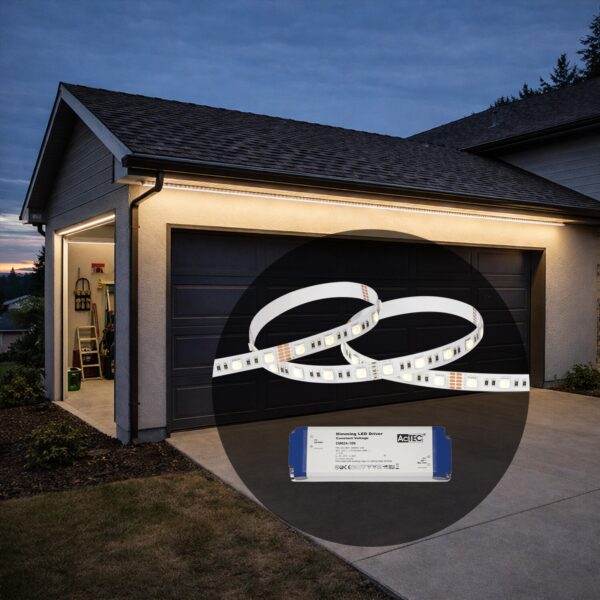 LED-strip for uteområdet 19,2W/m IP65, 5m