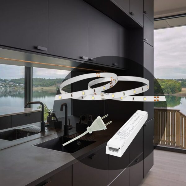 LED-stripe for stue/kjøkkenbenk 14,4W/m 2700K, 5m