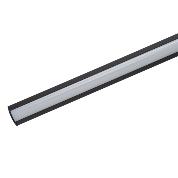 Aluminiumsprofil 18,5x18,5mm, 
sort
