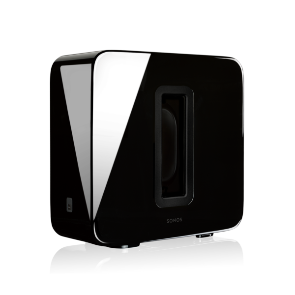 Sonos Subwoofer (Gen. 3), Trådløs sub, Wi-Fi, Sort